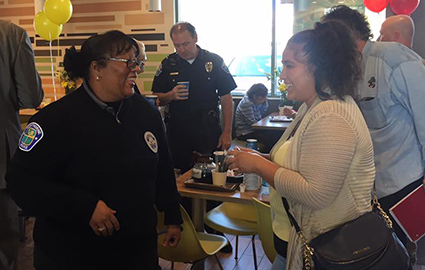 Coffee with a Cop event