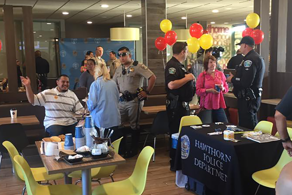 Coffee with a Cop event